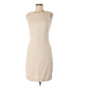 CHAIKEN Classic Oatmeal Savannah Shift Dress Size 6 Neutral Office Sheath